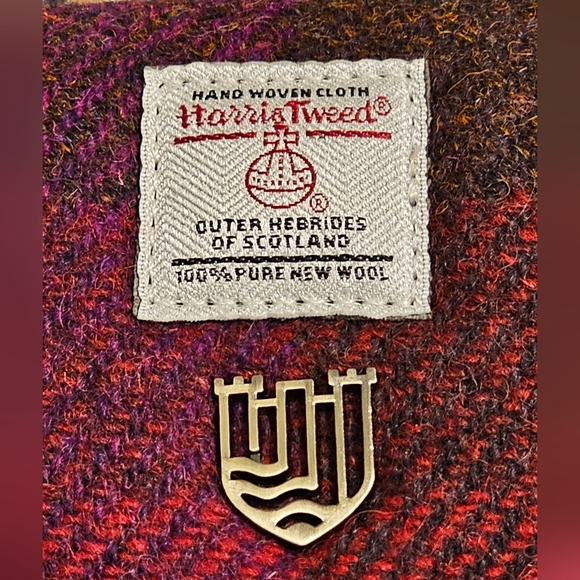 Islander Clasp Harris Tweed Wallet with dust cover, NWT, Large - Picture 2 of 9